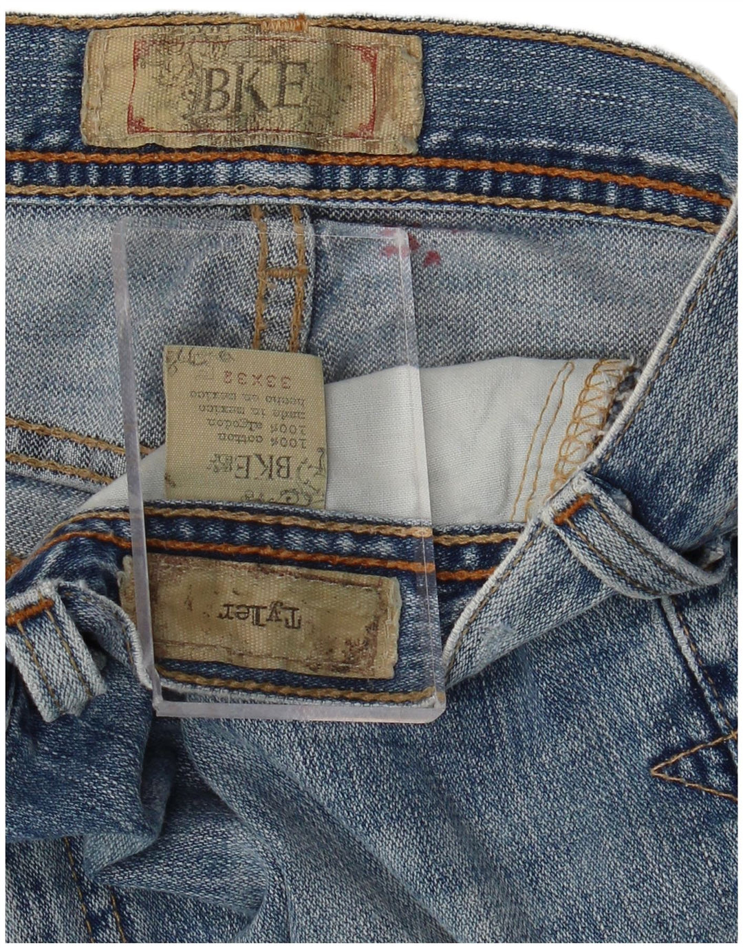 Blugi BKE Tyler Bootcut pentru bărbați W33 L32 Bumbac albastru