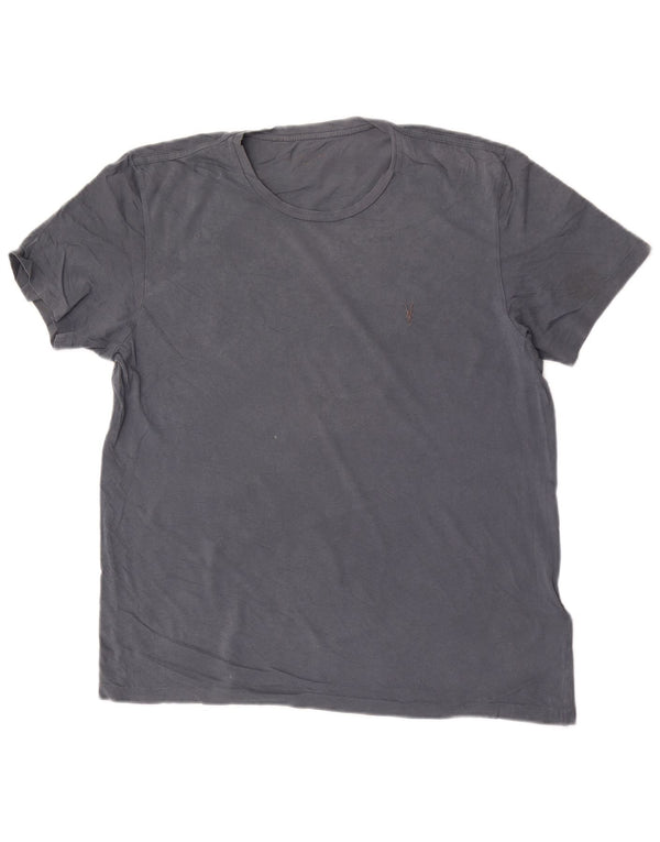 Tricou pentru femei All Saints Top UK 16 mare bumbac gri
