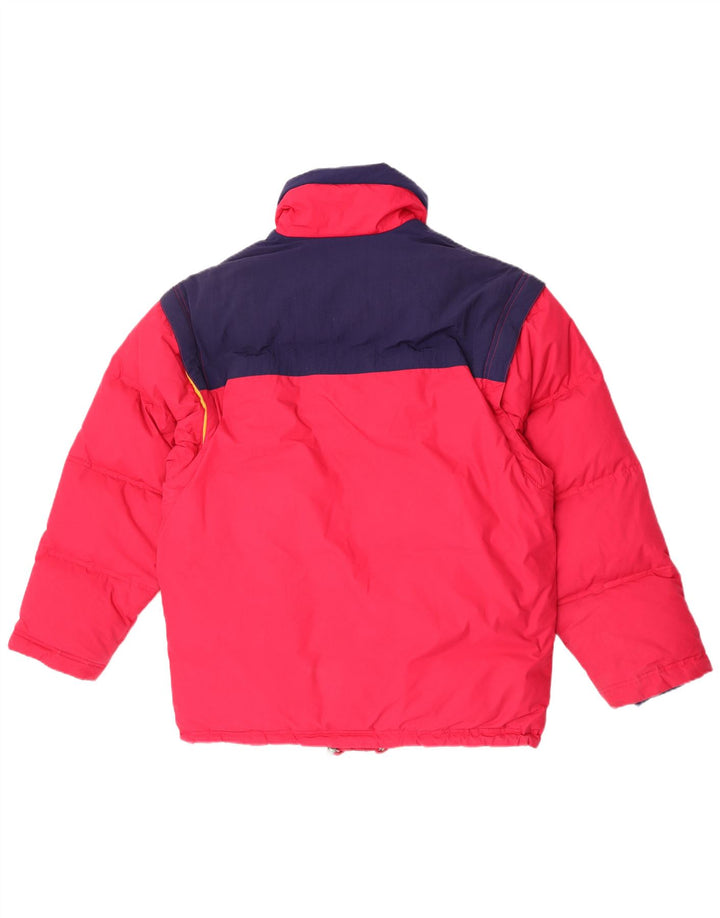 Jachetă căptușită Diadora pentru bărbați, cu ajustare largă, UK 36, roșu, poliester color bloc