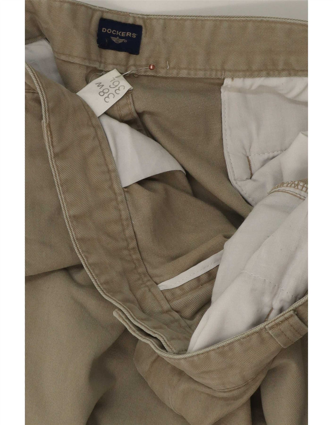 Pantaloni chino pentru bărbați Dockers Pegged W38 L36 Kaki