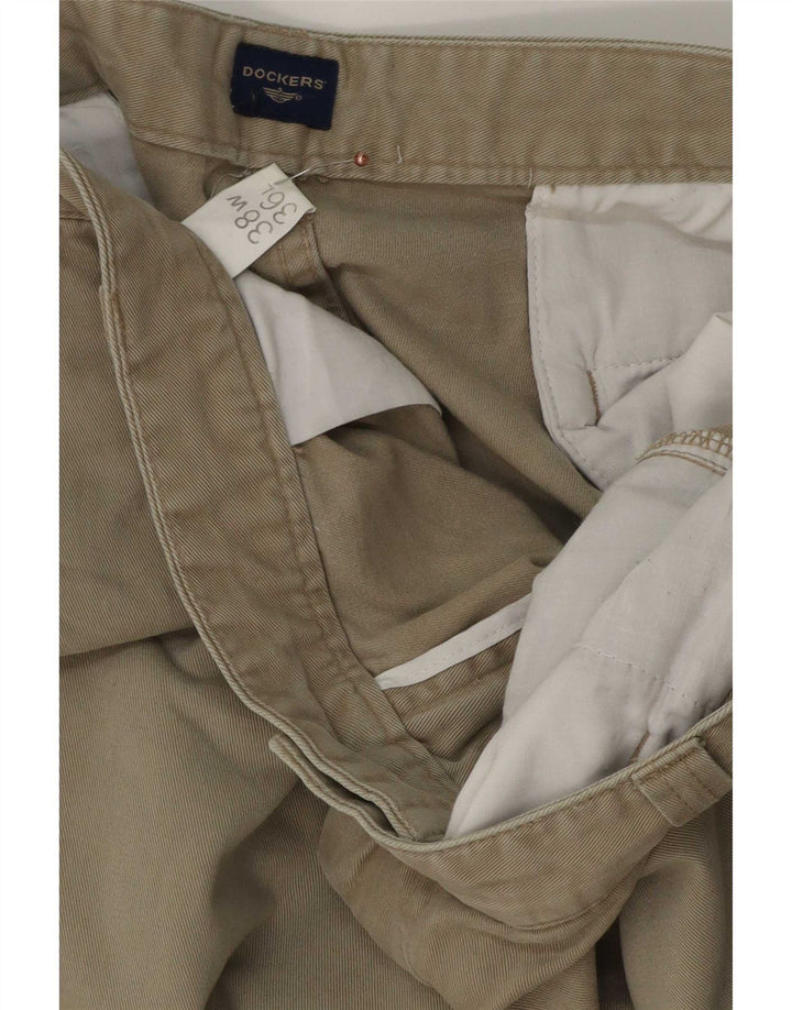 Pantaloni chino pentru bărbați Dockers Pegged W38 L36 Kaki