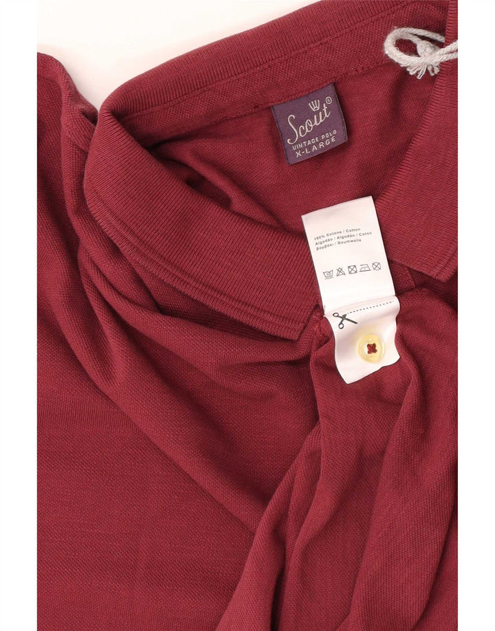 Tricou polo pentru bărbați Scout XL, bumbac maro