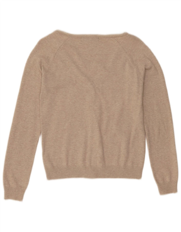 Pulover cardigan pentru femei Zara UK 12 Bej mediu