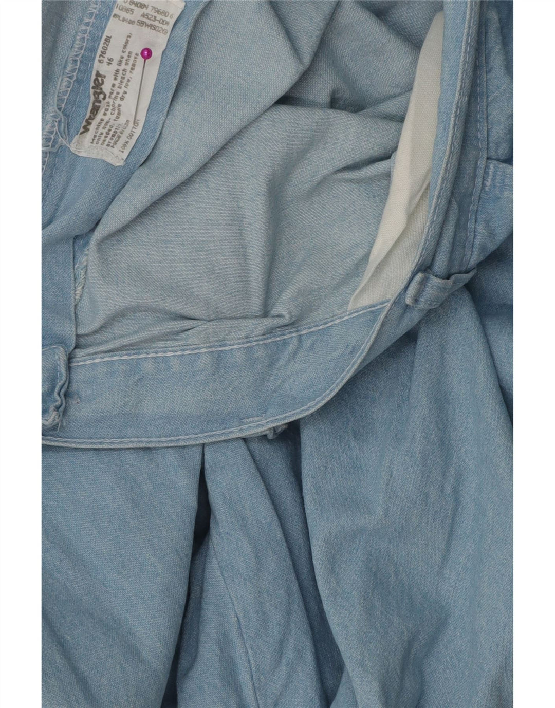 Pantaloni scurți chino WRANGLER pentru bărbați W46 3XL, bumbac albastru