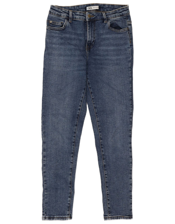 Blugi skinny de damă Zara EU 42 Large W32 L29 Albastru