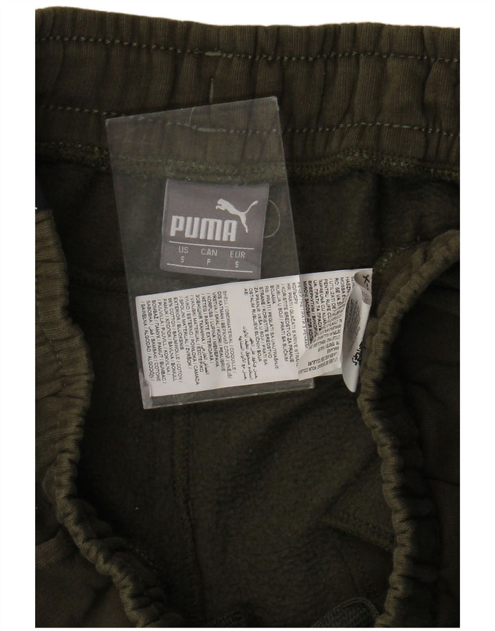 Pantaloni de trening PUMA pentru bărbați Pantaloni de jogging Bumbac mic kaki