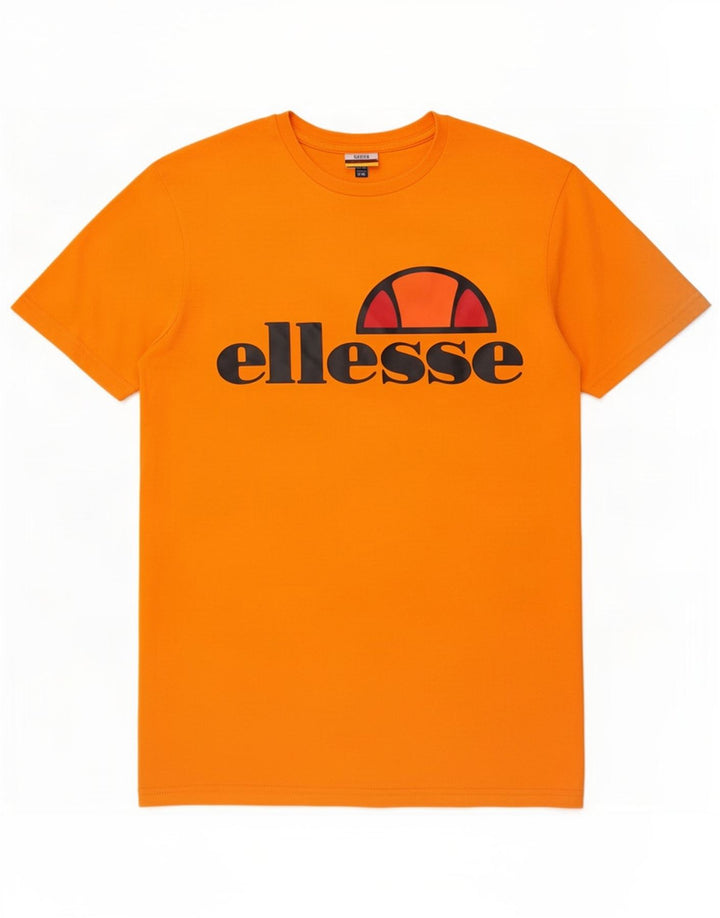 Tricou grafic pentru bărbați Ellesse Top din bumbac portocaliu mediu