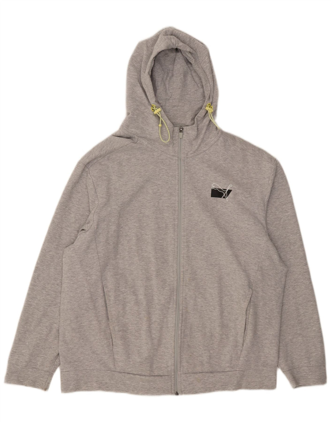 Pulover Puma pentru bărbați, cu fermoar, XL, bumbac gri