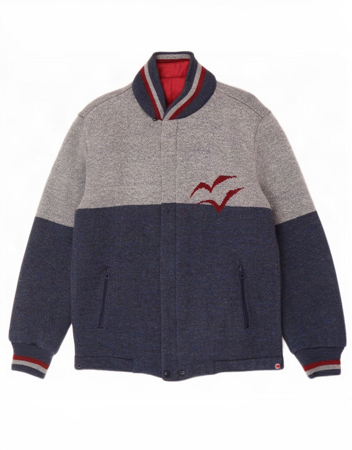 Jachetă reversibilă cu grafică Colmar pentru bărbați IT 52 XL bleumarin, color block