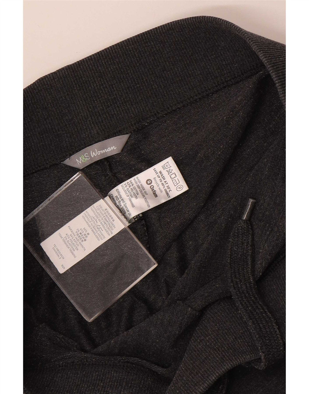 Pantaloni de trening pentru femei Marks & Spencer UK 10 mic bumbac gri