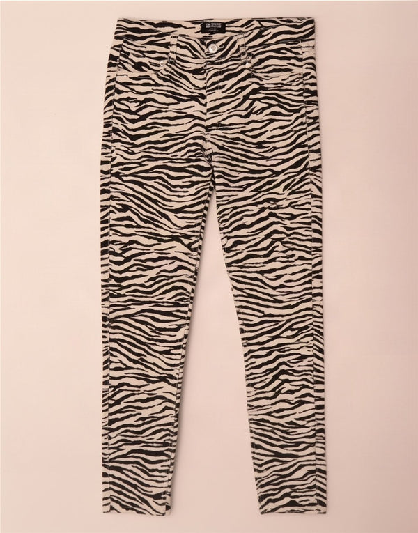 Blugi Skinny Trafaluc pentru Damă Zara EU 40 Medium L30 L27 Negru Animal Print