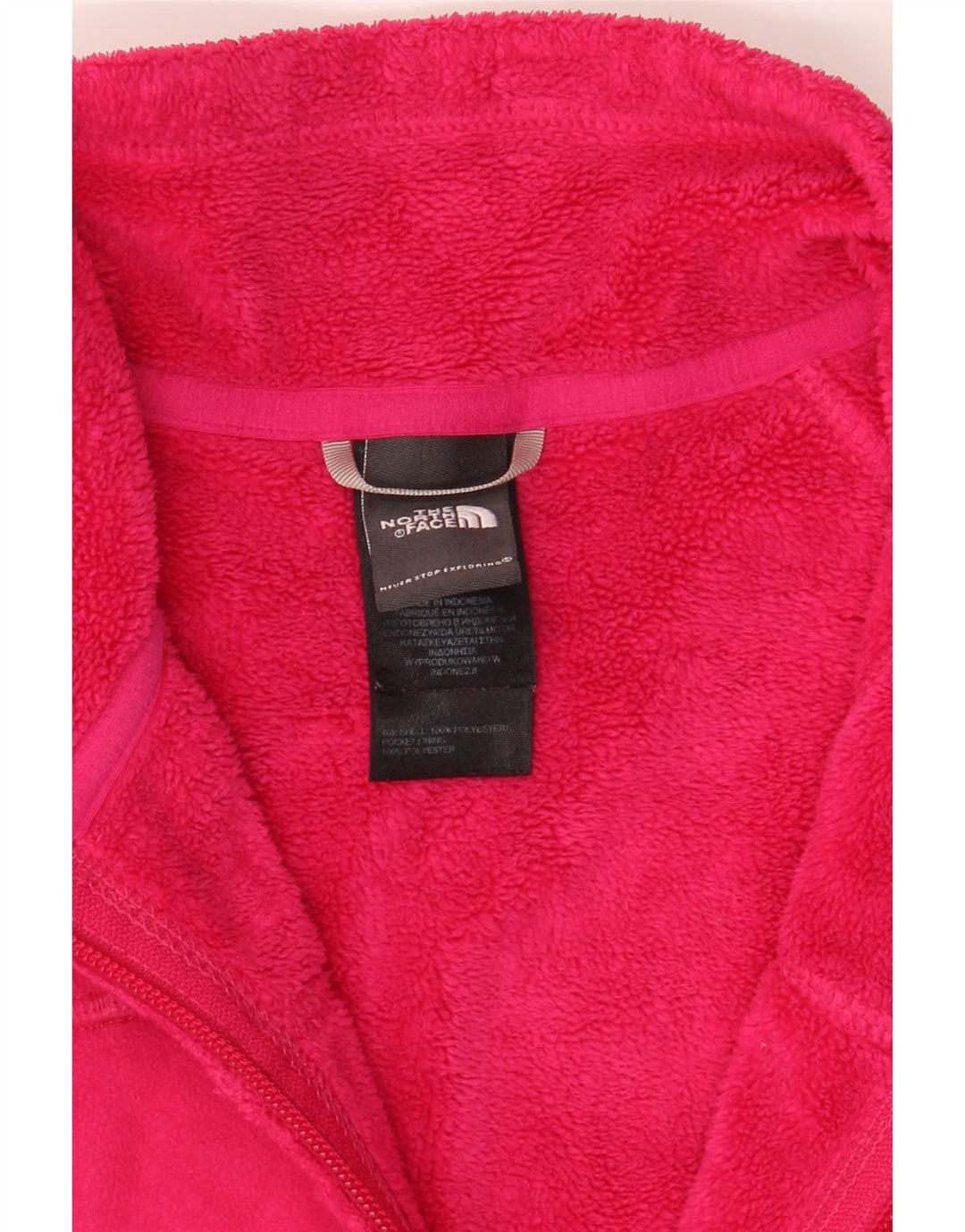 THE NORTH FACE Womens Fleece Jacket UK 10 Small Pink Polyester Vintage The North Face and Second-Hand The North Face from Messina Hembry 