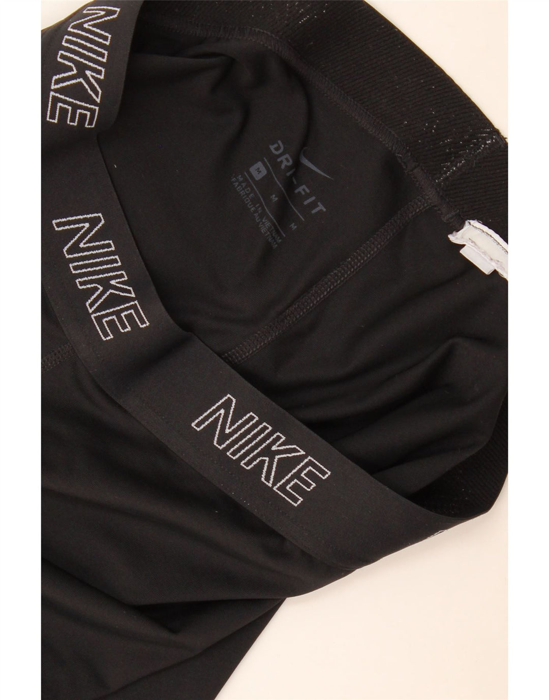 Leggings Nike Dri Fit Graphic Capri pentru femei UK 12 Medium Black