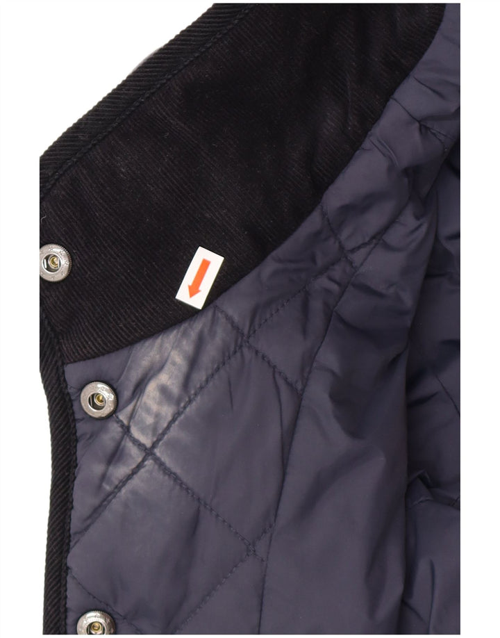 Jachetă matlasată Jaeger pentru femei UK 14 Medium Bleumarin Poliester