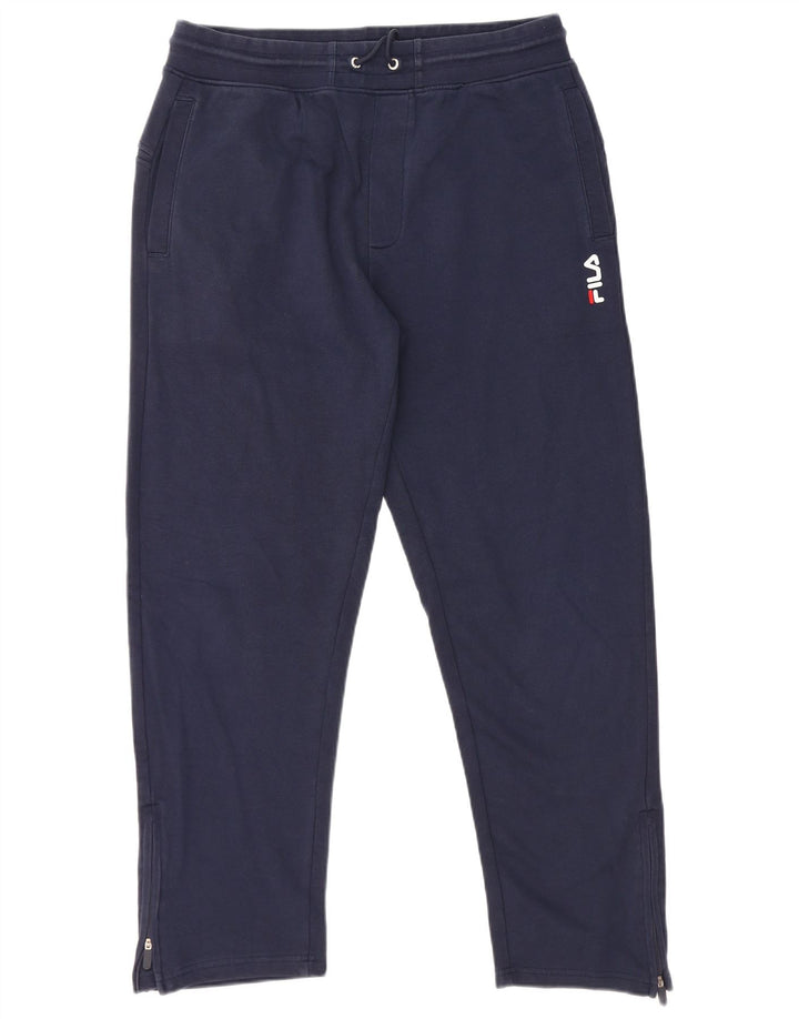 Pantaloni de trening Fila pentru bărbați, mari, albastru, bumbac