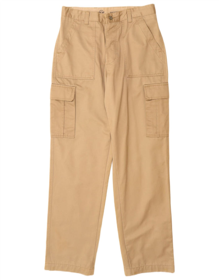 Pantaloni cargo drepti pentru bărbați Dockers L33 L34 bumbac bej