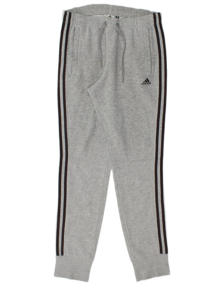 Pantaloni de trening Climalite pentru bărbați ADIDAS Joggeri mici gri