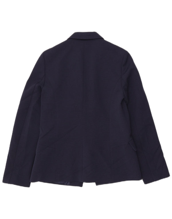 Jachetă Blazer pentru femei Oasis UK 10 Mic, albastru bleumarin, poliester