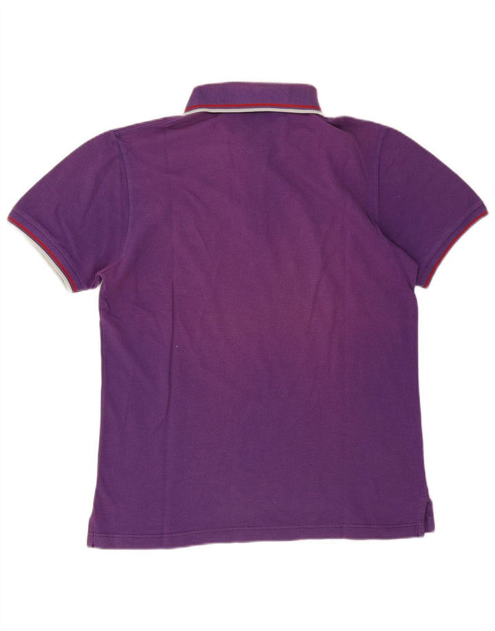Cămașă polo Fred Perry pentru bărbați, bumbac violet mediu
