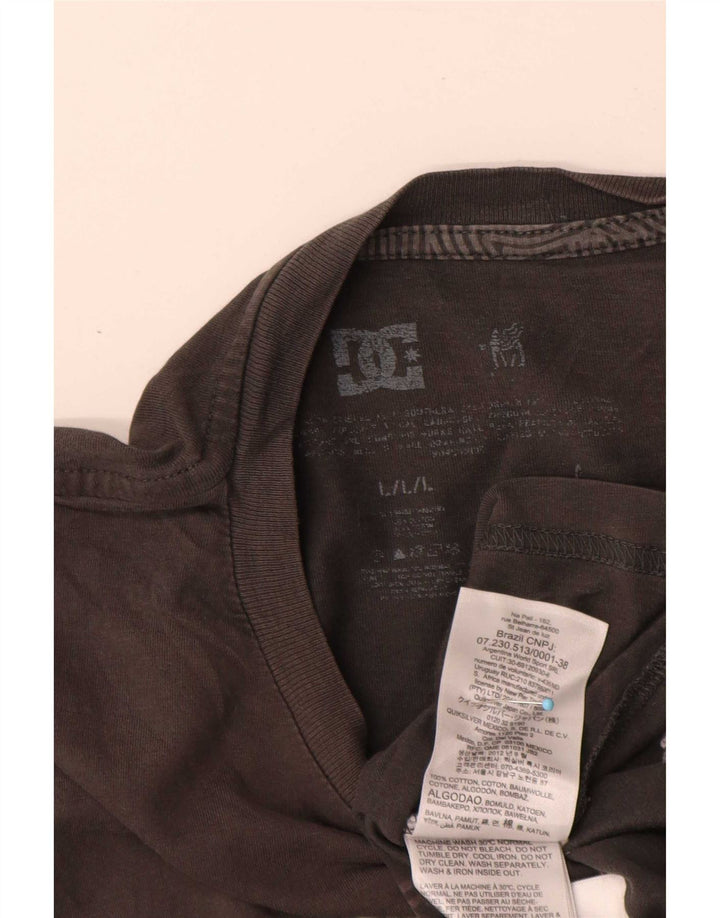 Tricou grafic DC pentru bărbați Top mare bumbac gri