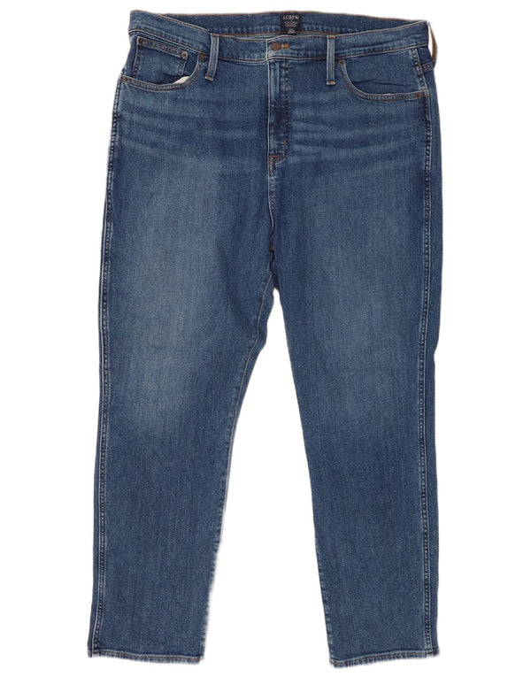 J. CREW Mens Classic High Waist Skinny Jeans W34 L28 Blue Cotton