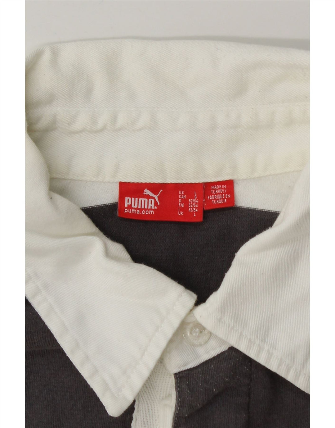 Tricou polo rugby cu mânecă lungă pentru bărbați PUMA, cu dungi mari, multicolore