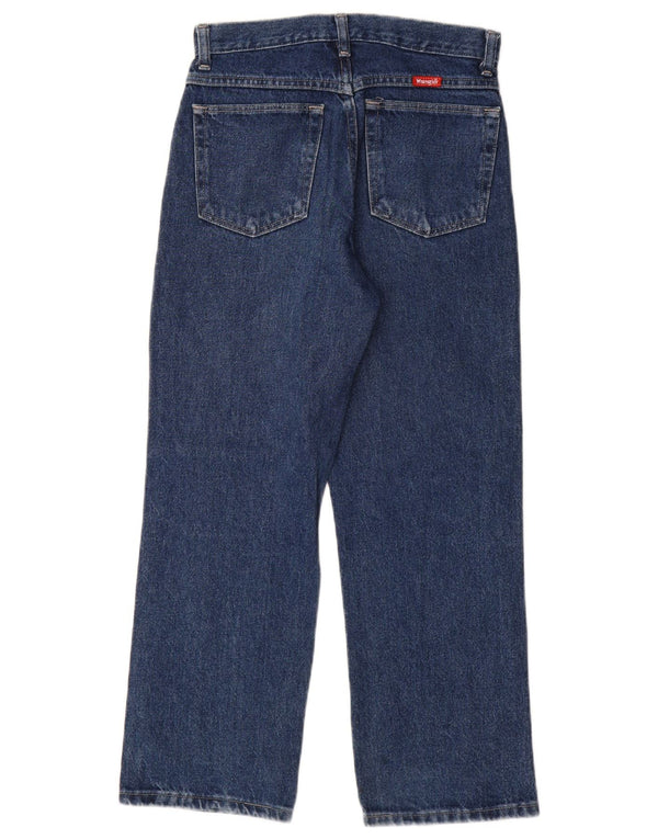 Wrangler Boys Straight Jeans 13-14 Years W26 L27 Blue Cotton