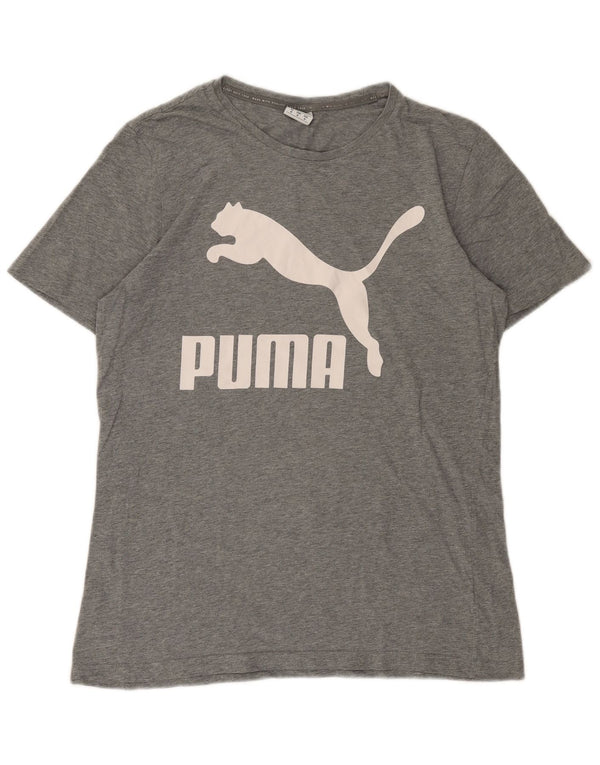 Tricou grafic Puma pentru bărbați Top Medium Gri Flecked