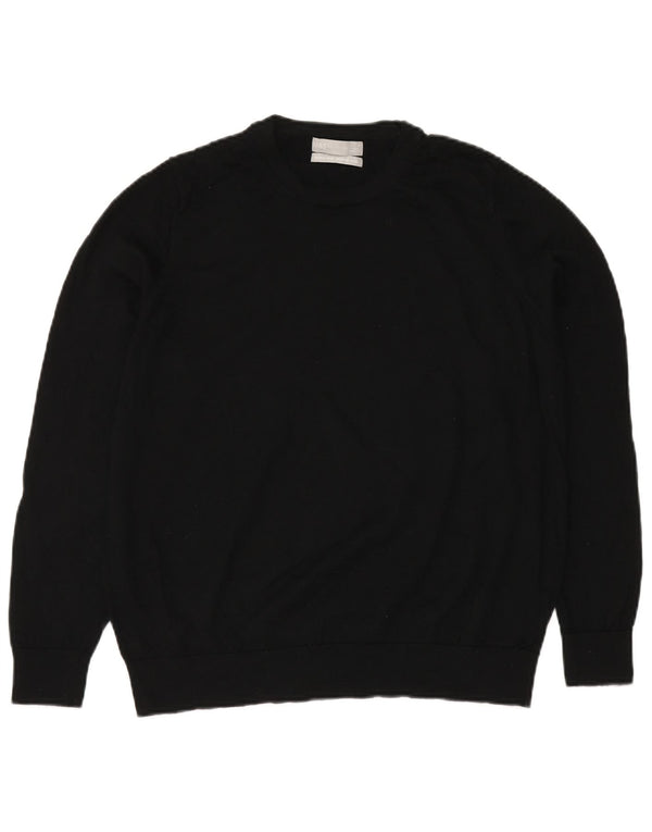 MARKS & SPENCER Pulover pentru damă cu decolteu rotund UK 20 2XL Negru