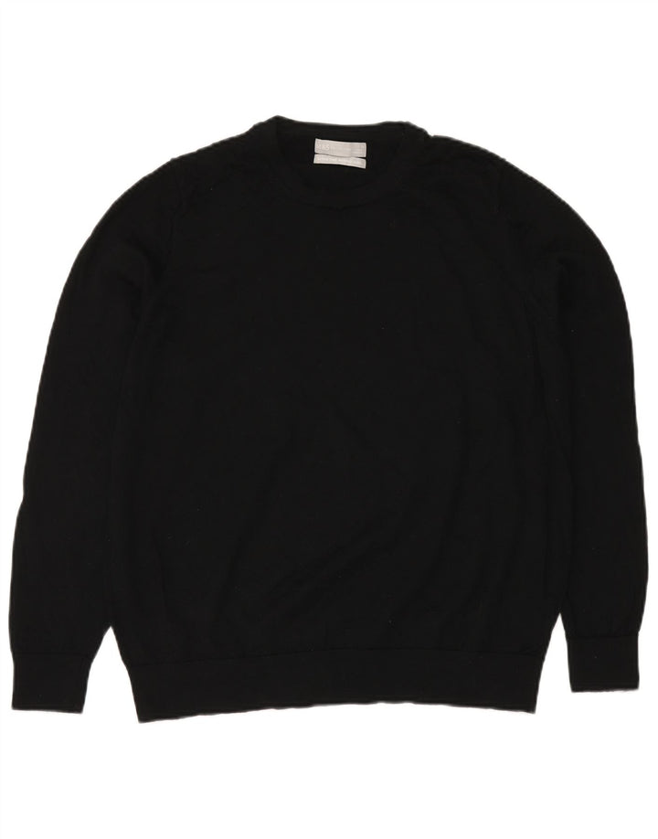 MARKS & SPENCER Pulover pentru damă cu decolteu rotund UK 20 2XL Negru