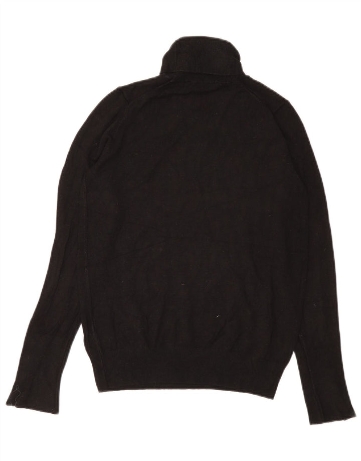 Pulover pentru femei cu gât rulat Zara UK 8 Mic Negru