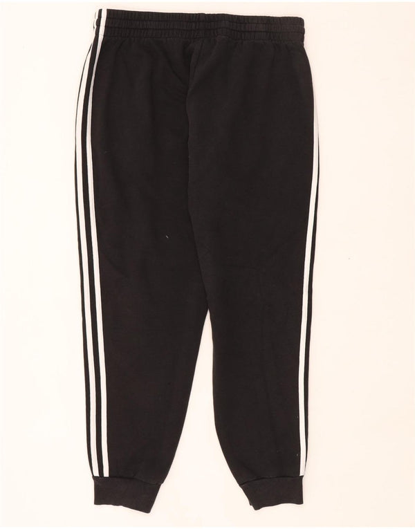 Pantaloni de trening Adidas pentru femei Joggeri UK 16, bumbac negru mare