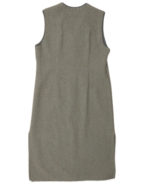 Rochie maxi fără mâneci pentru femei Tricot Chic UK 14 Medium Grey Flecked