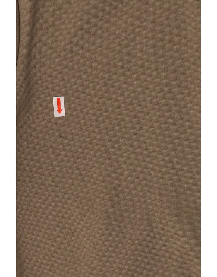 Pulover Adidas pentru femei, cu fermoar, UK 12 Poliester kaki mediu