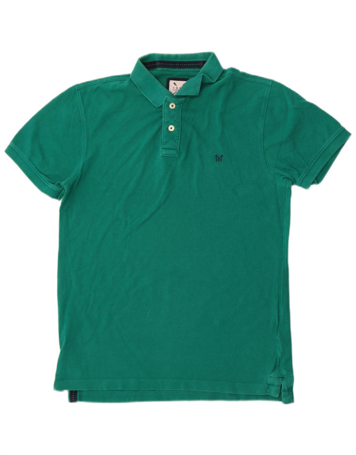 Crew Clothing Tricou polo pentru bărbați, bumbac verde mediu