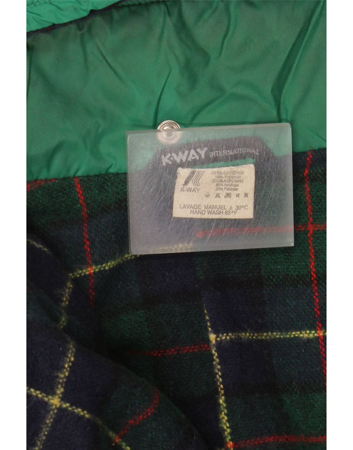 Jachetă de ploaie cu glugă pentru bărbați K-Way UK 42 XL Poliamidă verde
