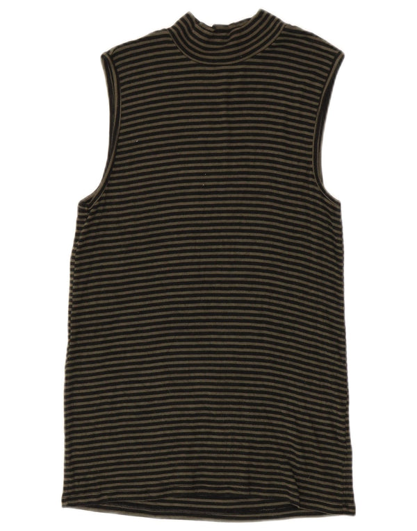 Vesta Gap pentru femei UK 12 Medium Black Striped Modal
