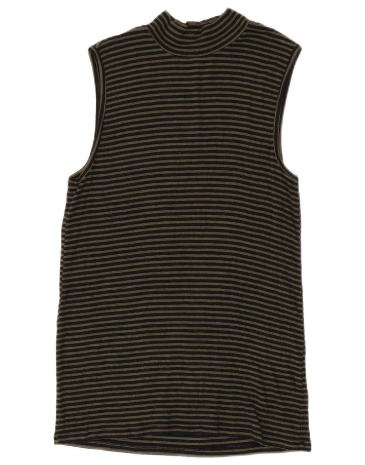 Vesta Gap pentru femei UK 12 Medium Black Striped Modal