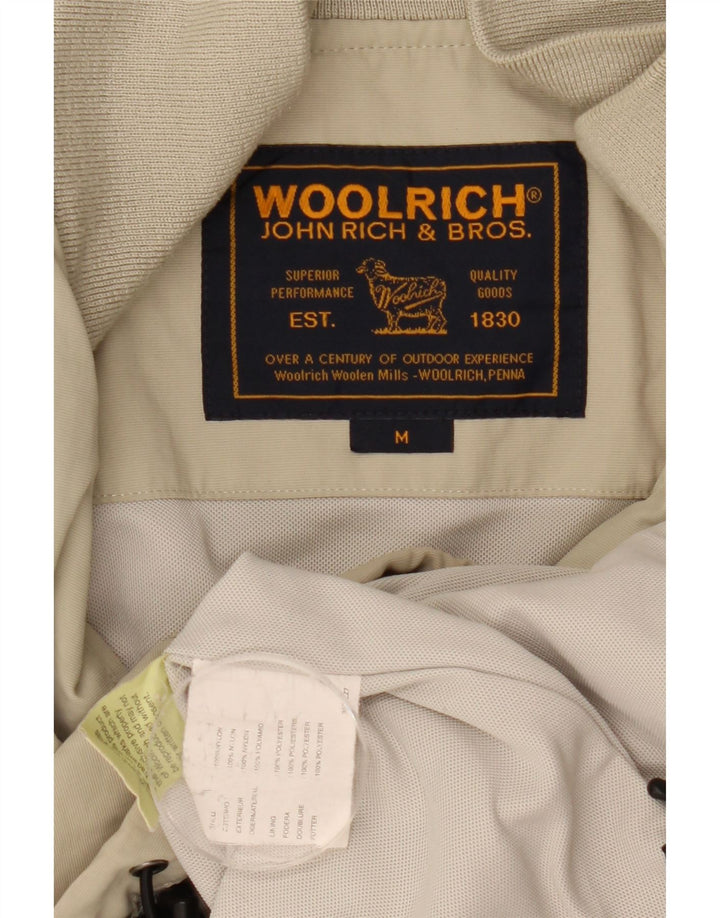 Jachetă bomber pentru bărbați Woolrich UK 38 Medium Bej Nailon