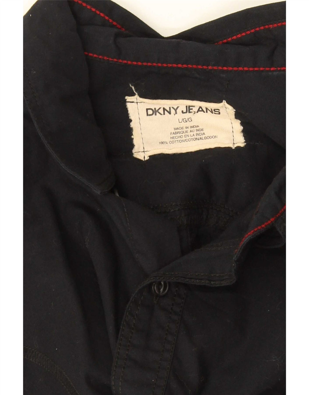 Cămașă grafică pentru bărbați Dkny, bumbac negru mare