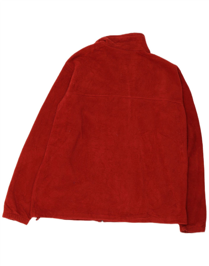 Jachetă fleece Columbia pentru bărbați UK 44 2XL poliester roșu