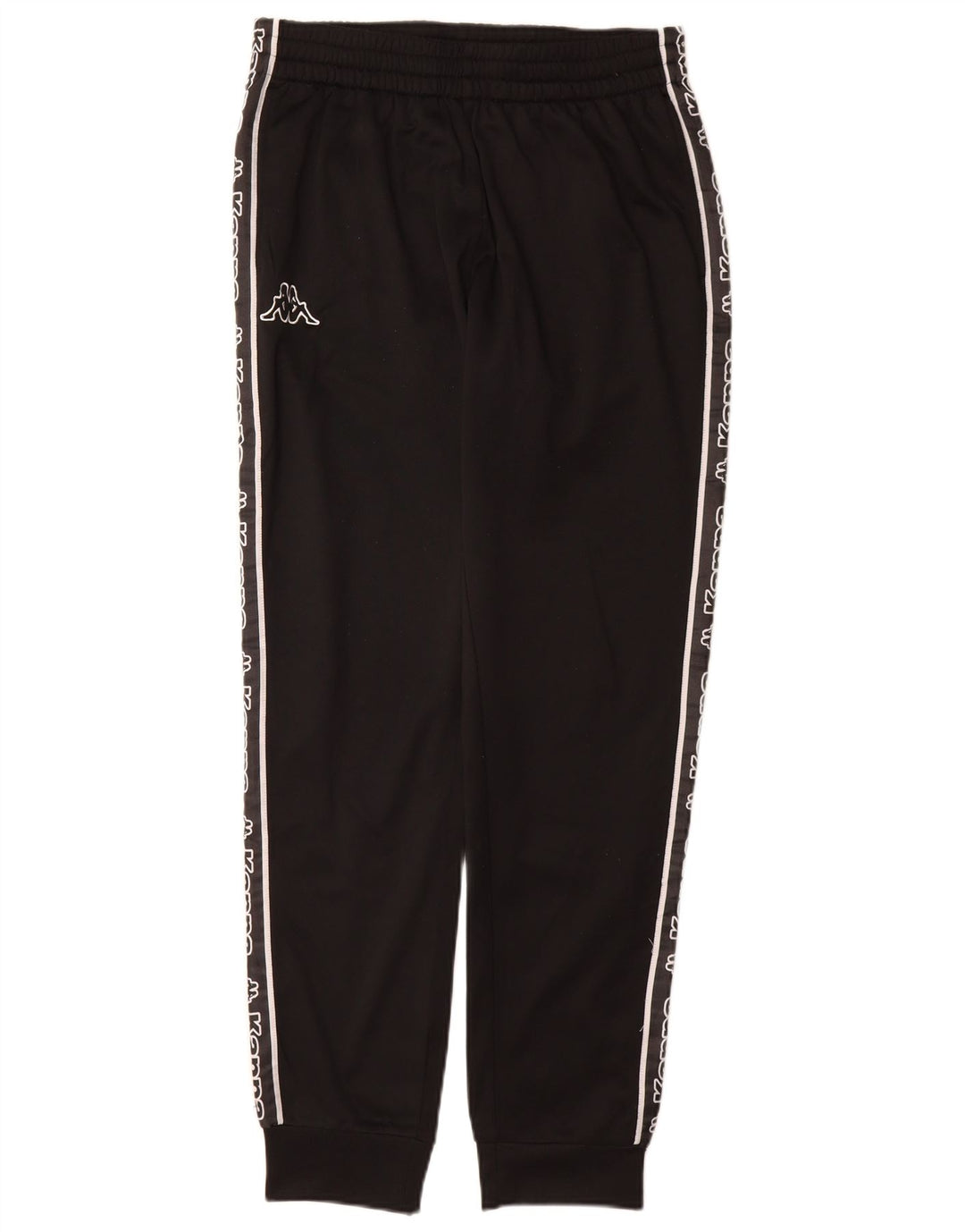 Pantaloni de trening cu grafică pentru bărbați Kappa Pantaloni de jogging Mici Poliester negru