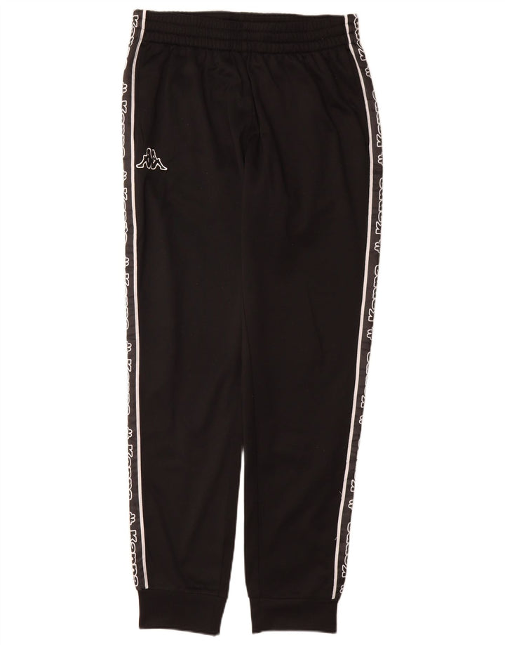 Pantaloni de trening cu grafică pentru bărbați Kappa Pantaloni de jogging Mici Poliester negru