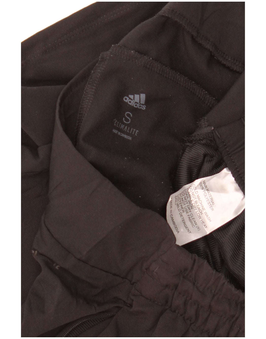 Pantaloni scurți sport Climalite Adidas pentru femei UK 10 Poliester negru mic