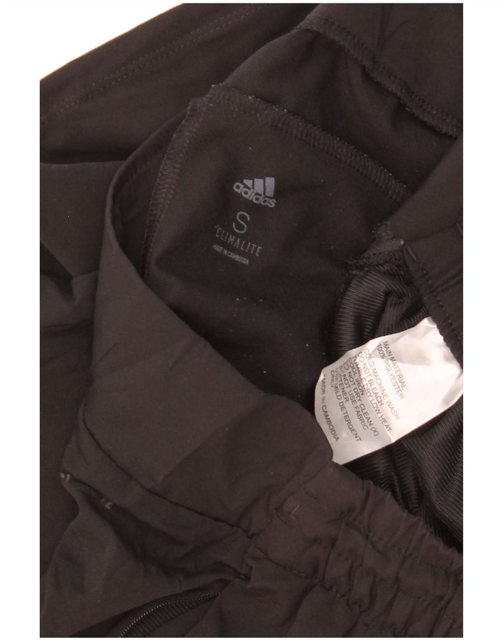 Pantaloni scurți sport Climalite Adidas pentru femei UK 10 Poliester negru mic