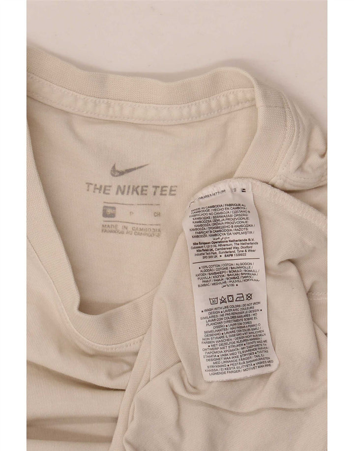 Tricou pentru bărbați Nike Top mic, alb, bumbac