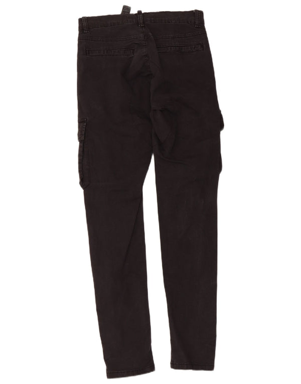 Pantaloni cargo slim pentru bărbați Zara EU 36 XS W29 L31 bumbac negru
