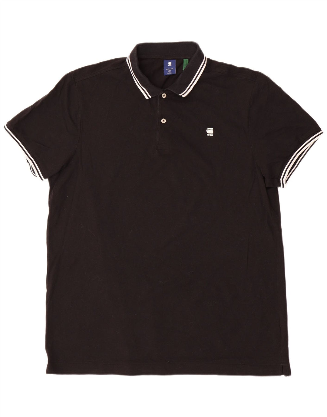 Tricou polo pentru bărbați G-STAR 2XL bumbac negru