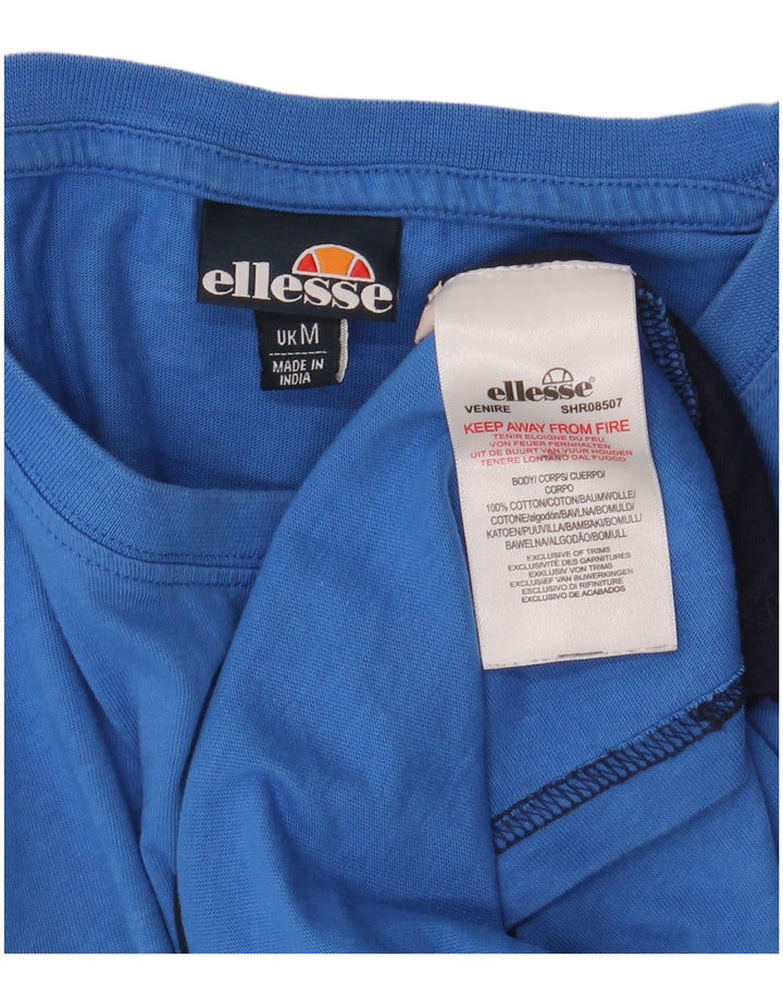 Tricou pentru bărbați Ellesse Top Mediu Bleumarin Bumbac Colorblock