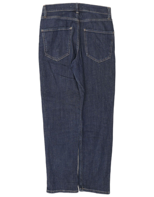 Blugi Drepți Femei Zara EU 36 XS W26 L28 Albastru Bumbac
